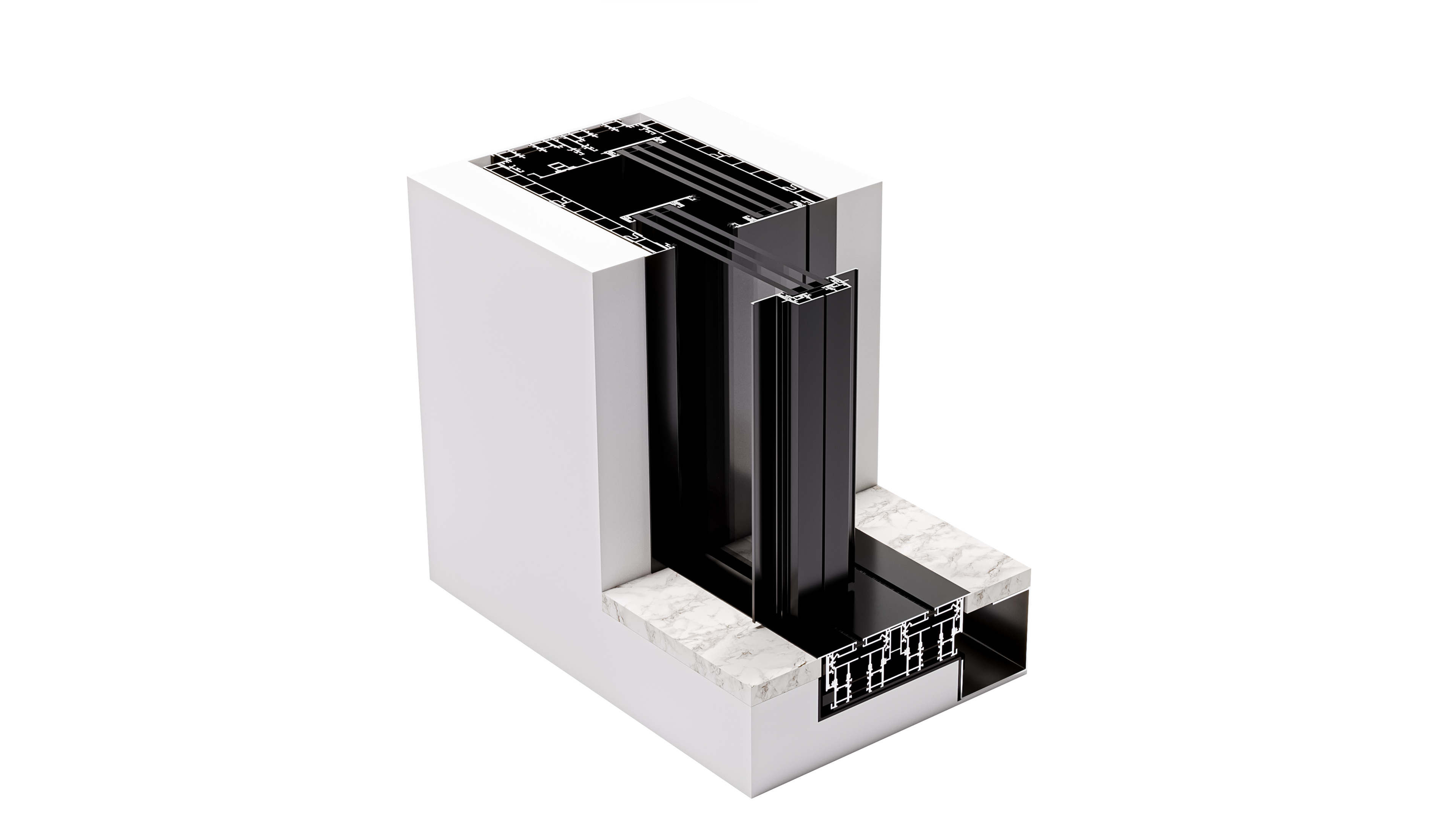 HY50 - Flush - Pocket - Half Open