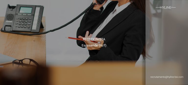 Oferta de emprego rececionista (M/F) Esposende