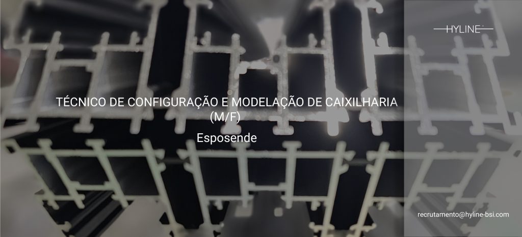 HYLINE - oferta de emprego - Técnico de Modelação der Caixilharia