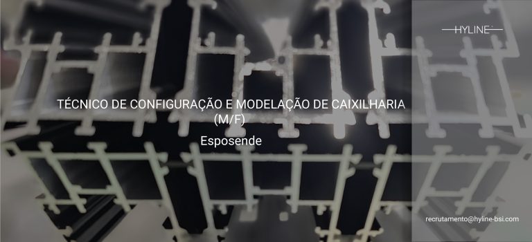 HYLINE - oferta de emprego - Técnico de Modelação der Caixilharia